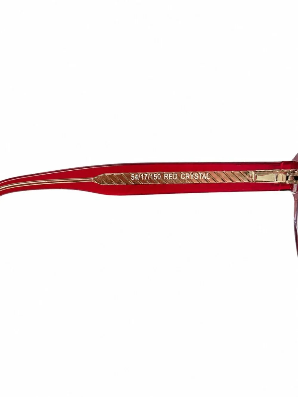 Enhance EN4488 Red Crystal 54-17-150 Eyeglass Frames